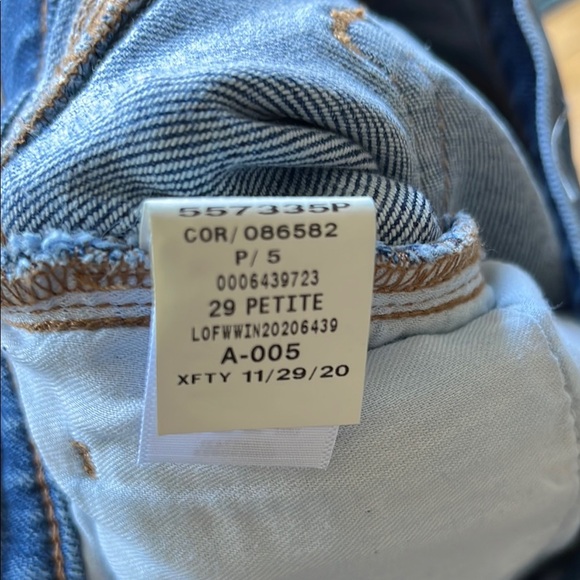 LOFT Blue Skinny Jean 29 petite - Picture 4 of 8